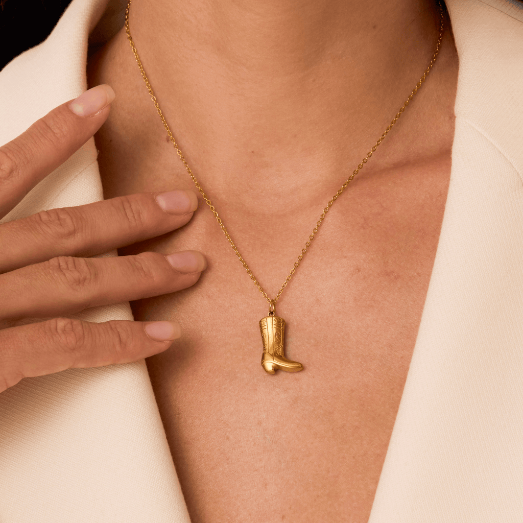 Cowboy Boot Necklace - Ornaments Co - 