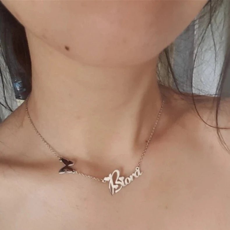 Customized Name Necklaces for Women With Character - Ornaments Co - 18K Gold Plated