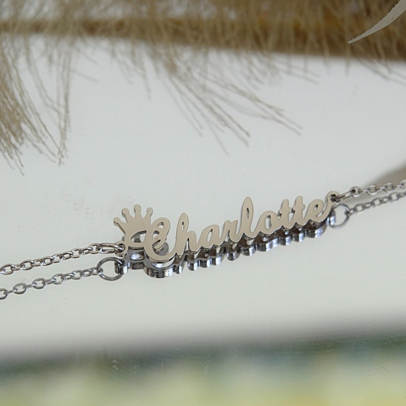 Personalized Name Engraved Bracelet For Women - Ornaments Co - 18K Gold Plated